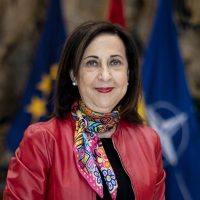 Alberto Di Lolli. 22/3/2022, Madrid. Entrevista a la ministra de Defensa, Margarita Robles.